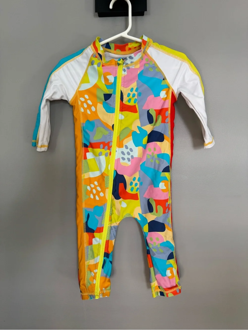 SwimZip “Joyful” UPF 50+ Fully zippable swim suit 12-18m